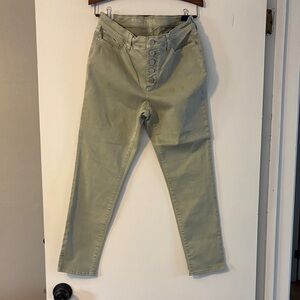a.n.a Olive Button-Fly Pants